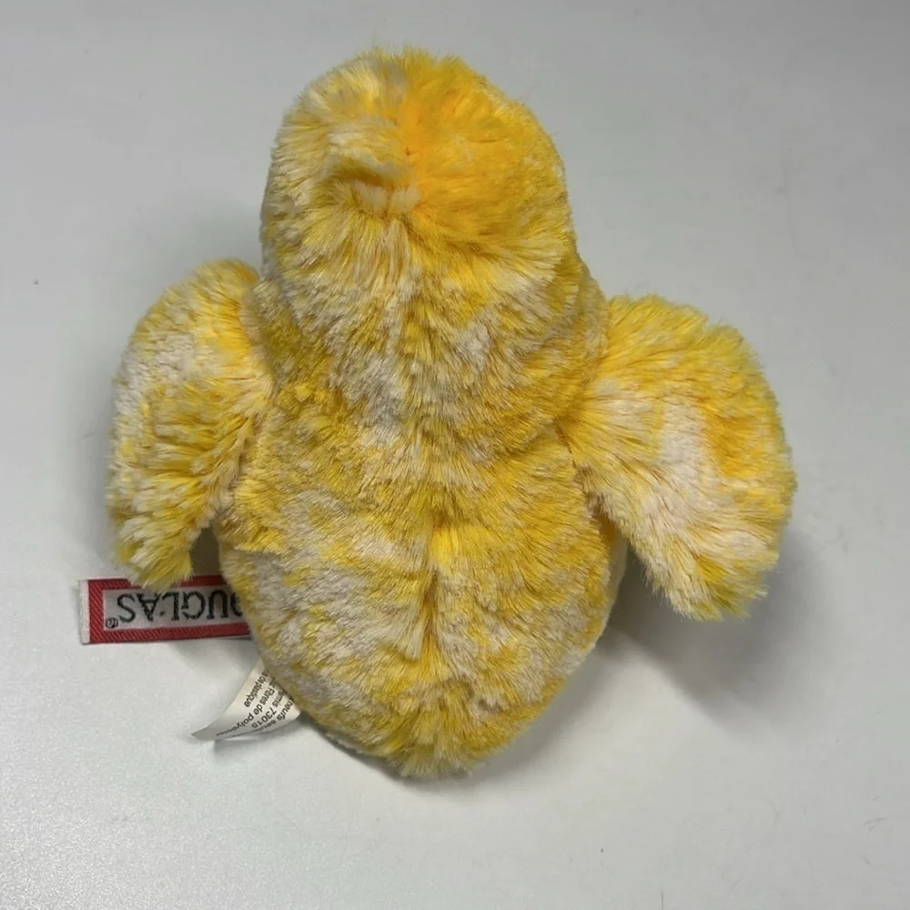 Douglas Cuddle Toys Yellow & White Plush Baby Chick ~4-5” Stuffed Easter Toy
